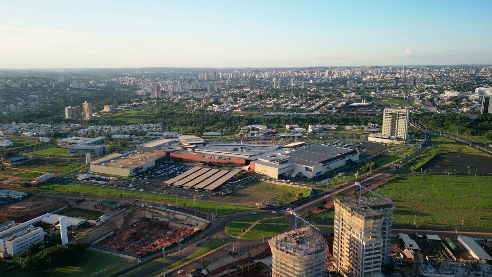 Vista aérea de Uberlândia